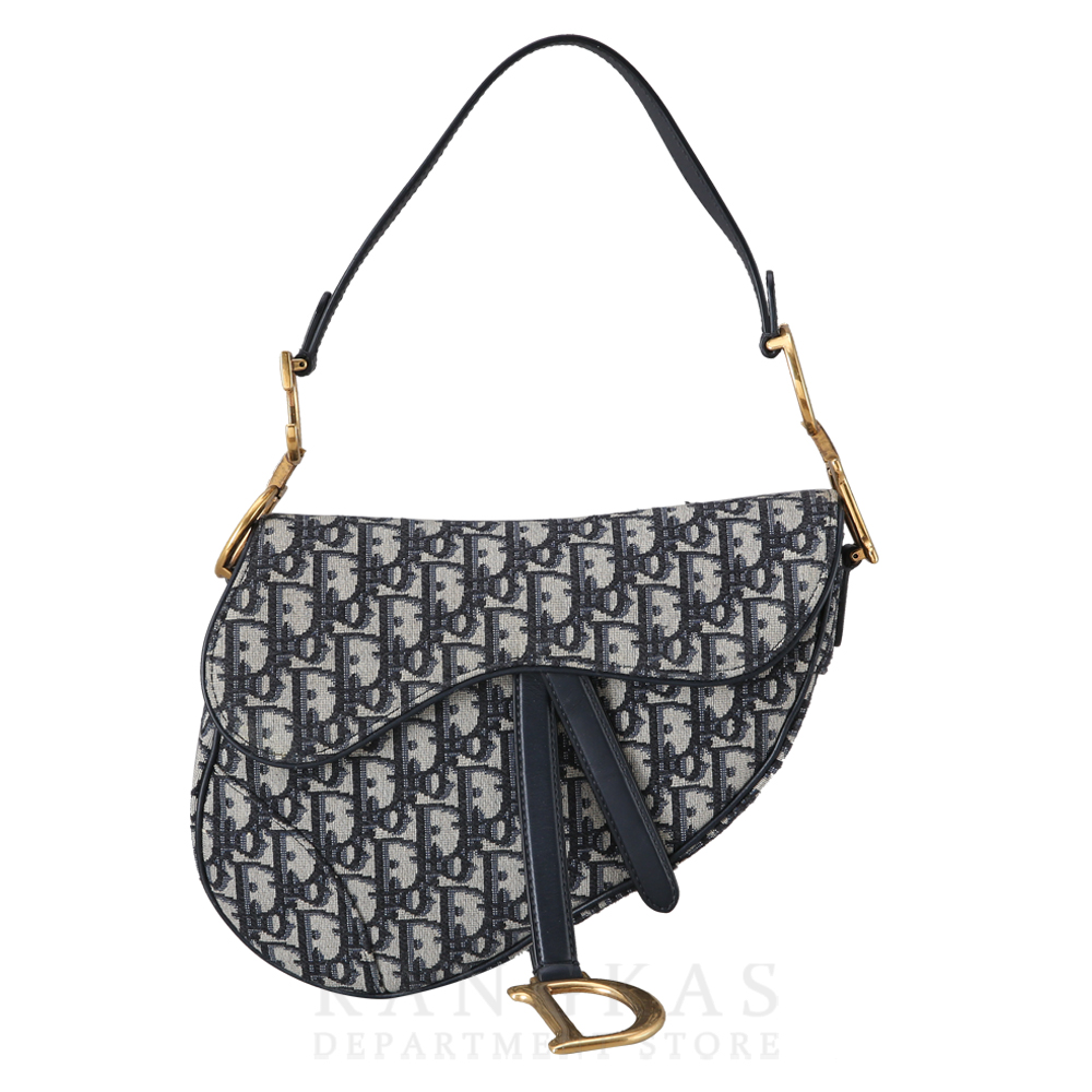 CHRISTIAN DIOR(USED)크리스찬디올 오블리크 새들 미디움 백